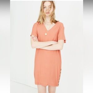 Madewell Side Button Easy Dress